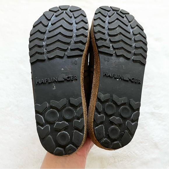 HALFINGER LEATHER CLOGS SIZE 40 or 9 MINIMALIST CONTEMPORARY MODERN TRENDY - Picture 4 of 9